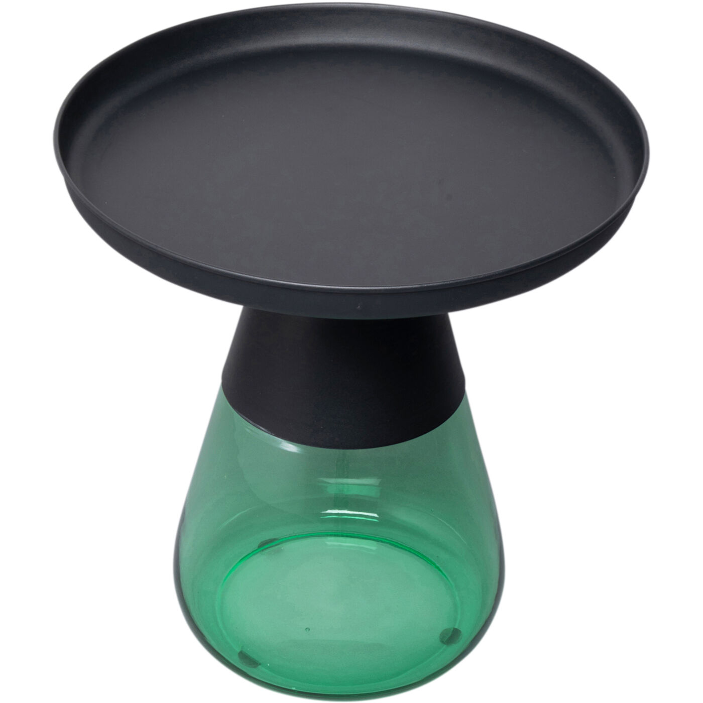 Стол приставной Bottiglia Green Ø50 см KARE 87473
