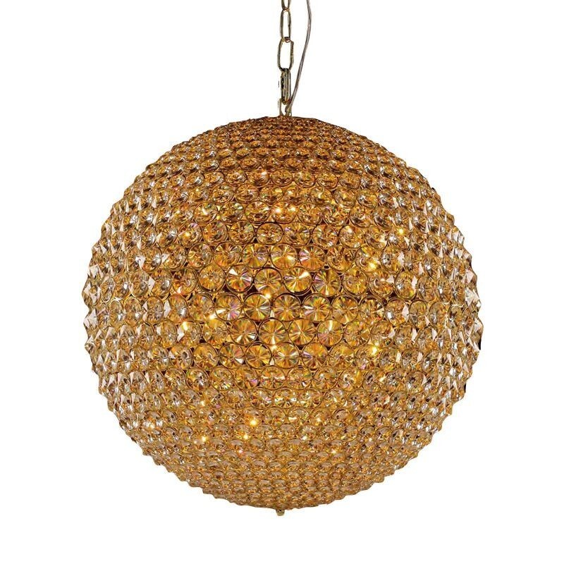 Подвесной светильник Illuminati Corso MD103204-9A gold/amber