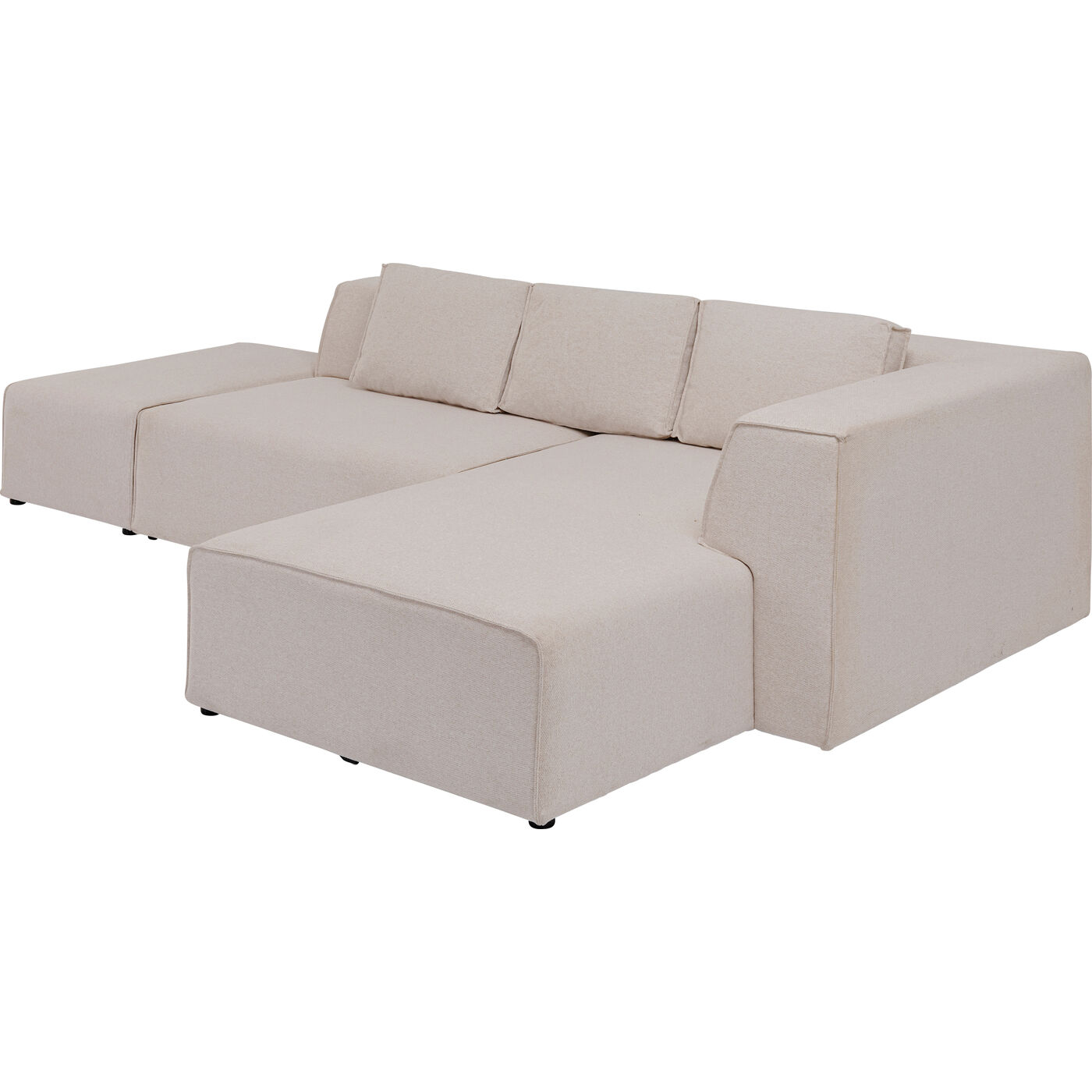 Диван угловой левосторонний Infinity Ottomane Creme Right KARE 85494