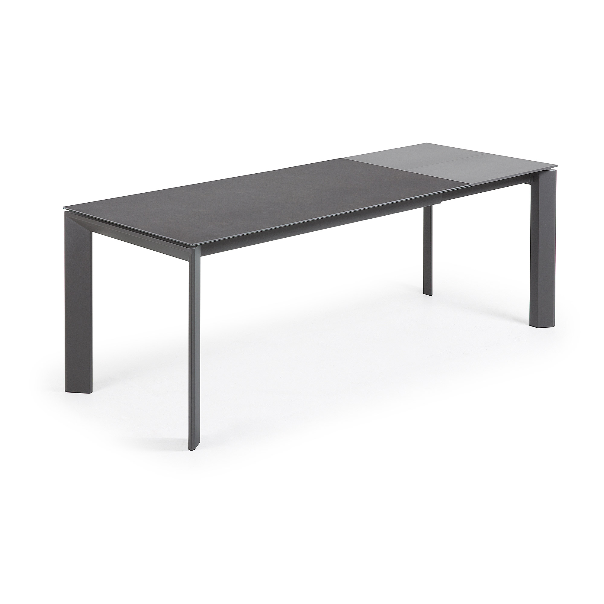 Стол Atta 160 (220) x90 графит керамический La Forma (ex Julia Grup)