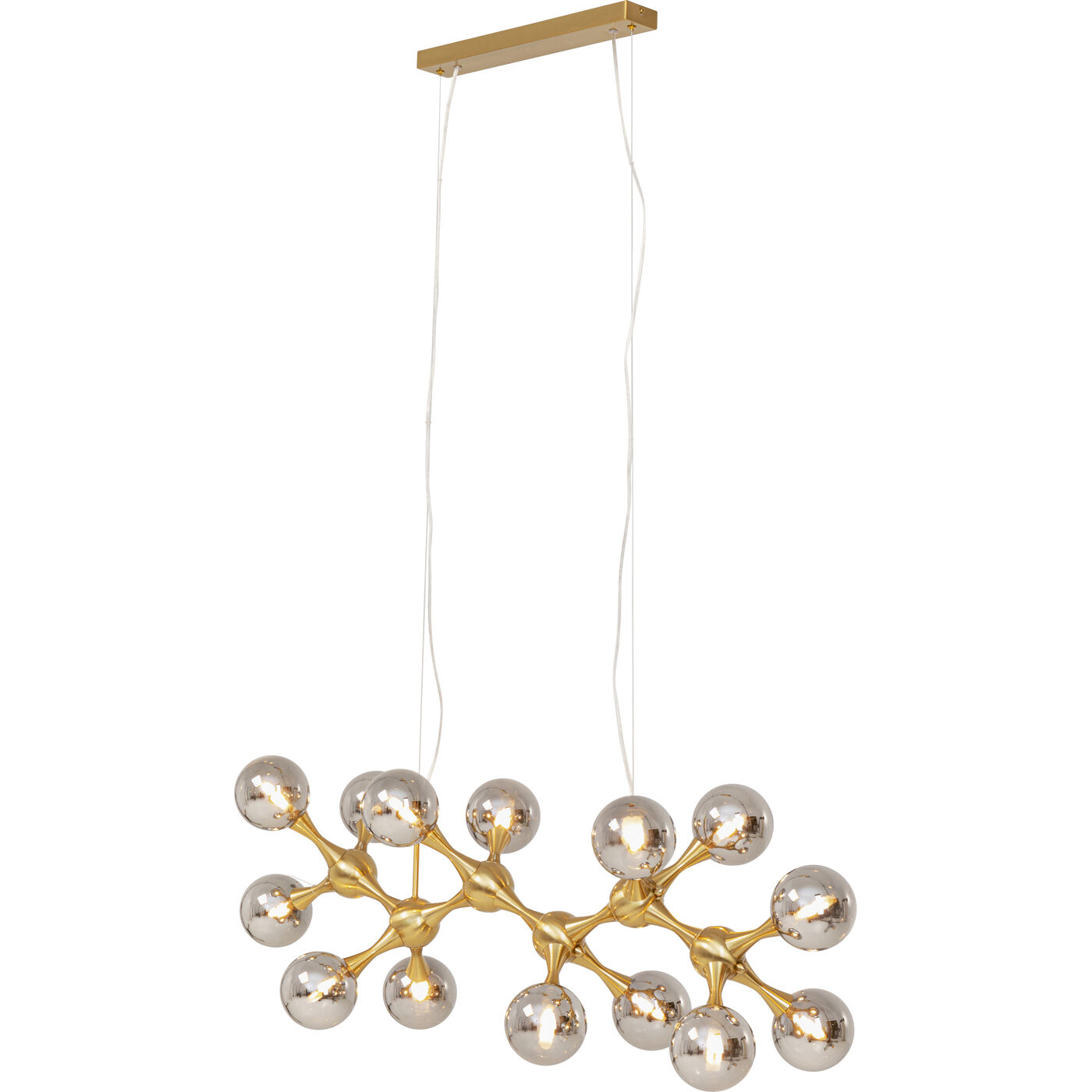 Светильник подвесной Atomic Balls Brass 190cm KARE 56676