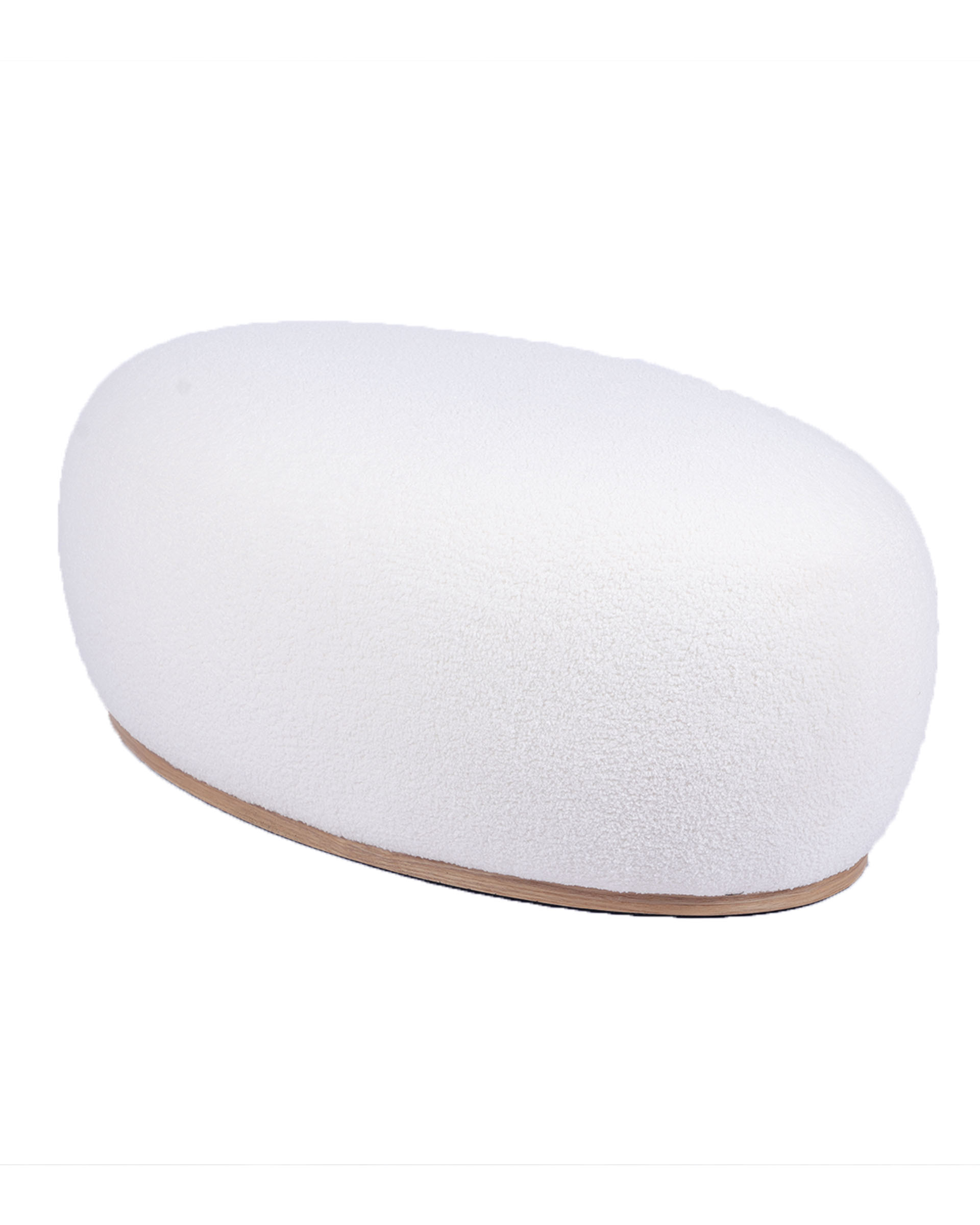 Пуф Полли XL тедди белый Stool Group