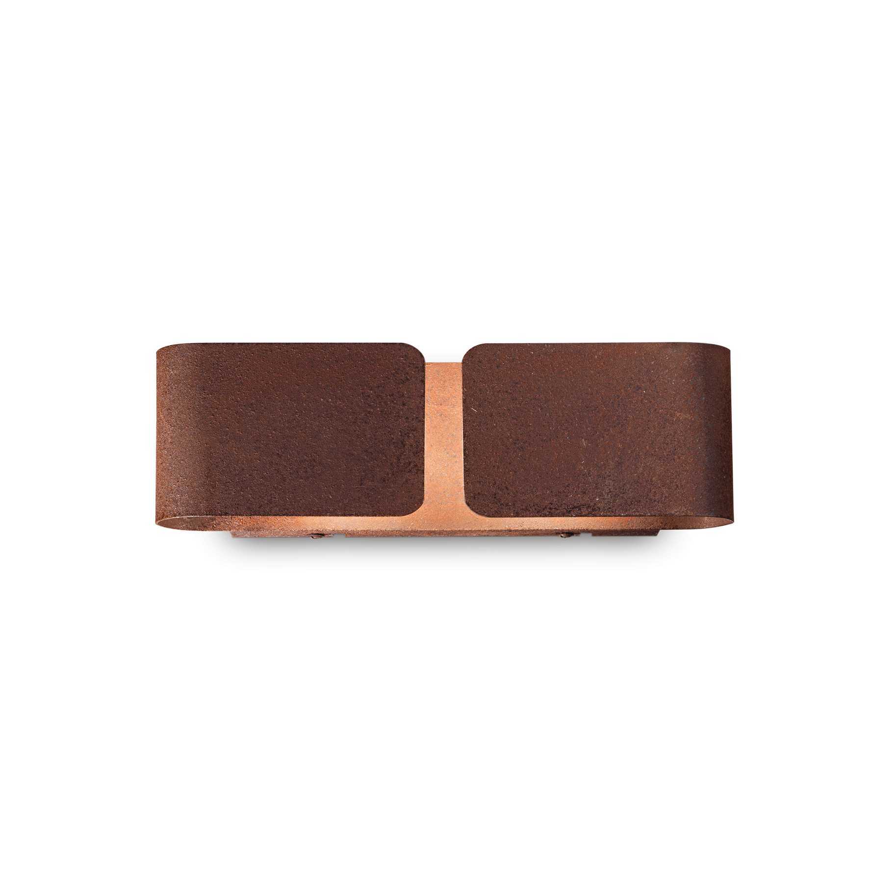 Настенный светильник Ideal Lux CLIP AP2 SMALL CORTEN 187365