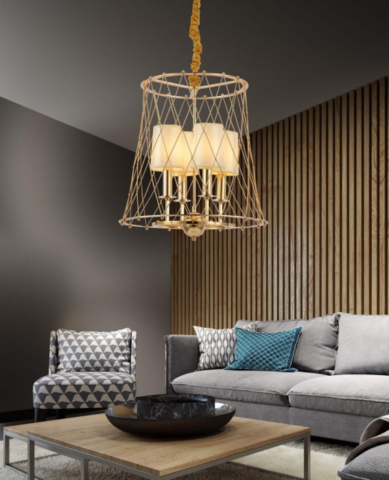 Подвесной светильник Lumina Deco LDP 8013-4 F.GD