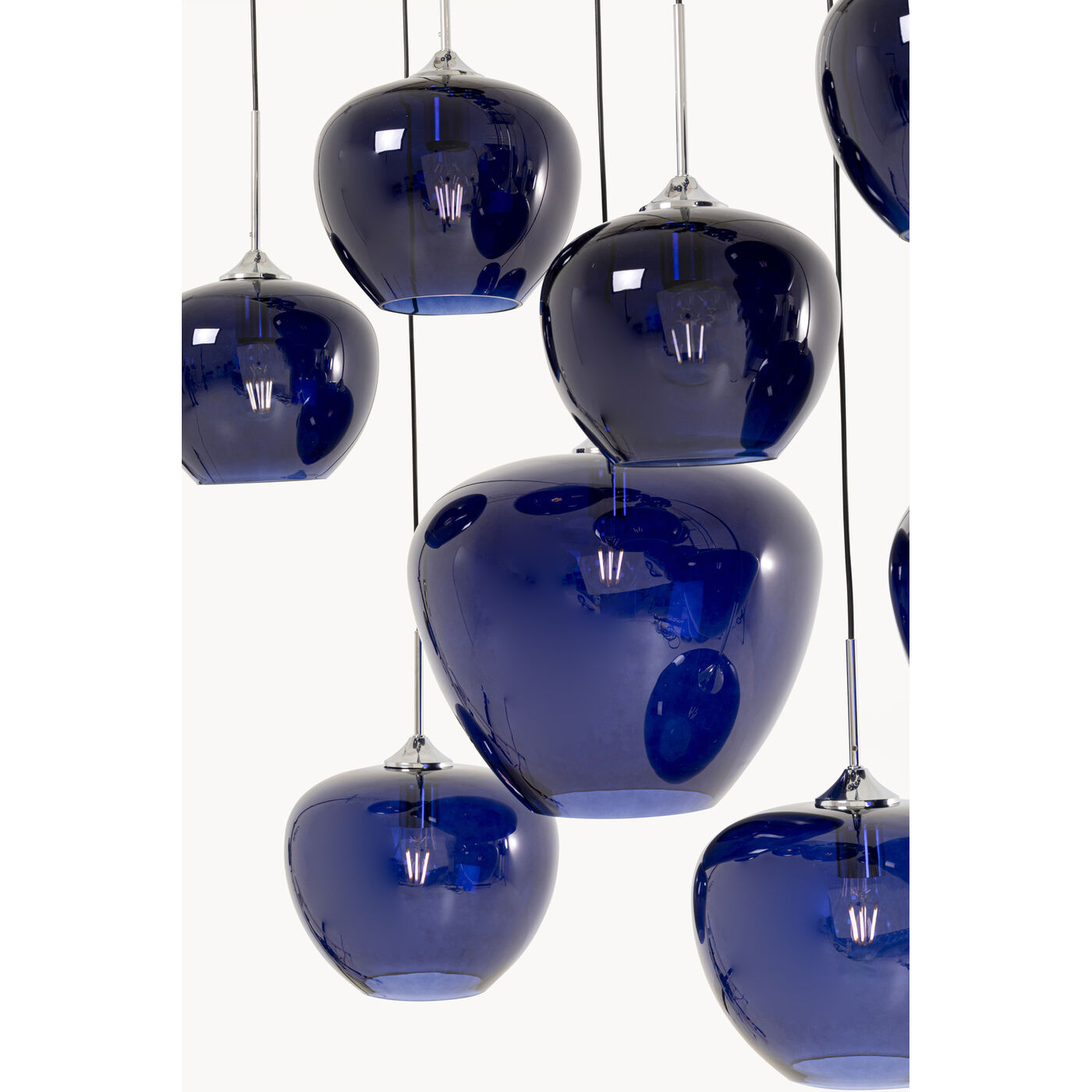 Светильник подвесной Sphere Night Blue 160cm KARE 57639