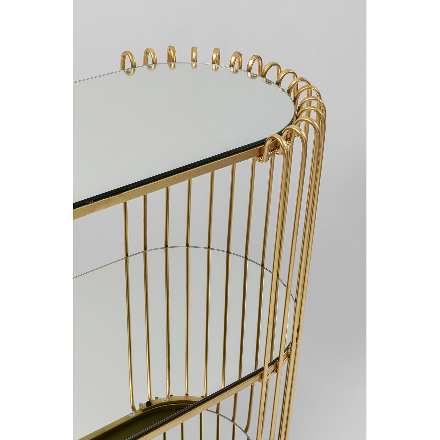Консоль Wire Brass 81x78 см KARE 87707