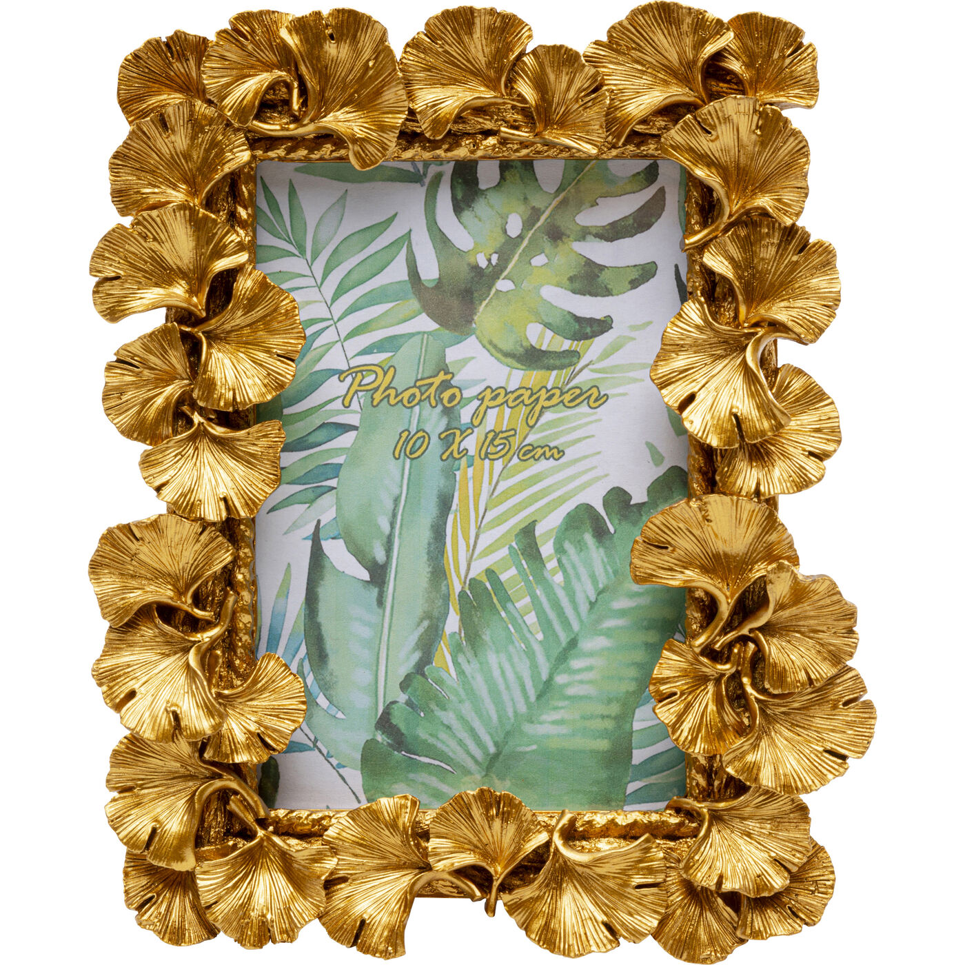 Фоторамка Ginkgo Leaf Gold 17x20cm KARE 56499