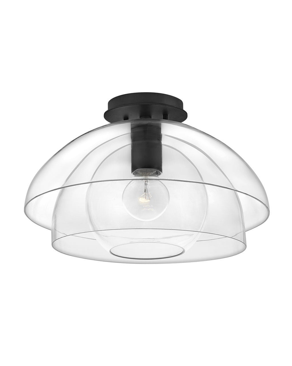 Чёрный подвесной светильник Хатфилд Louvre Home LHLPN050424SWL