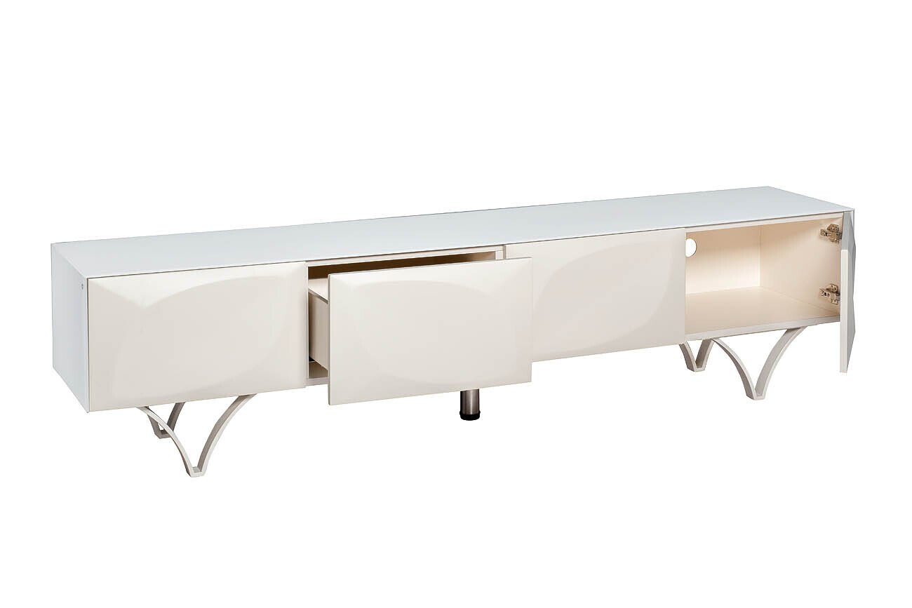 Тумба под телевизор Quadro с дверцами и ящиками Garda Decor 58DB-TV15873