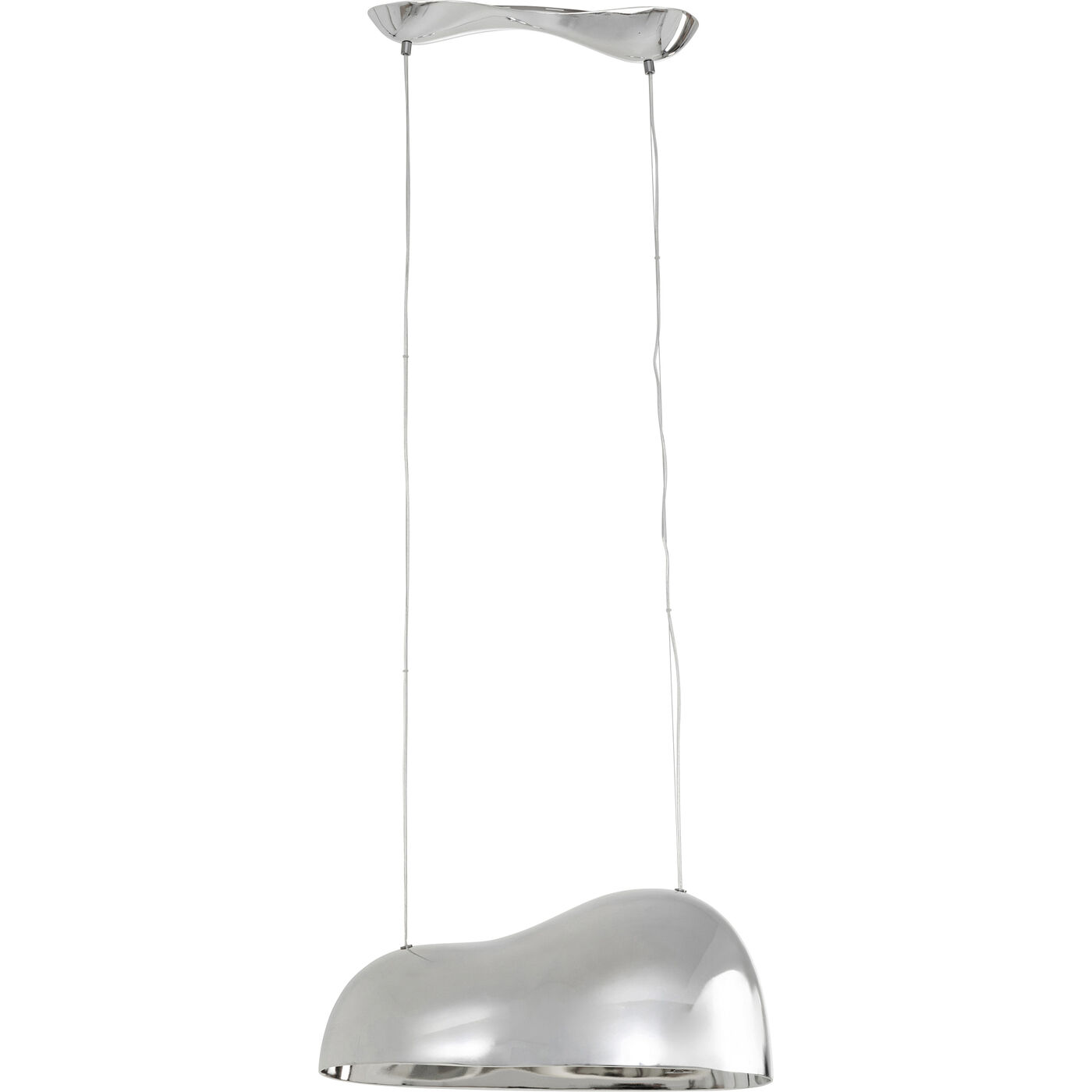Светильник подвесной Cloud Beam Double Silver 70cm KARE 57759