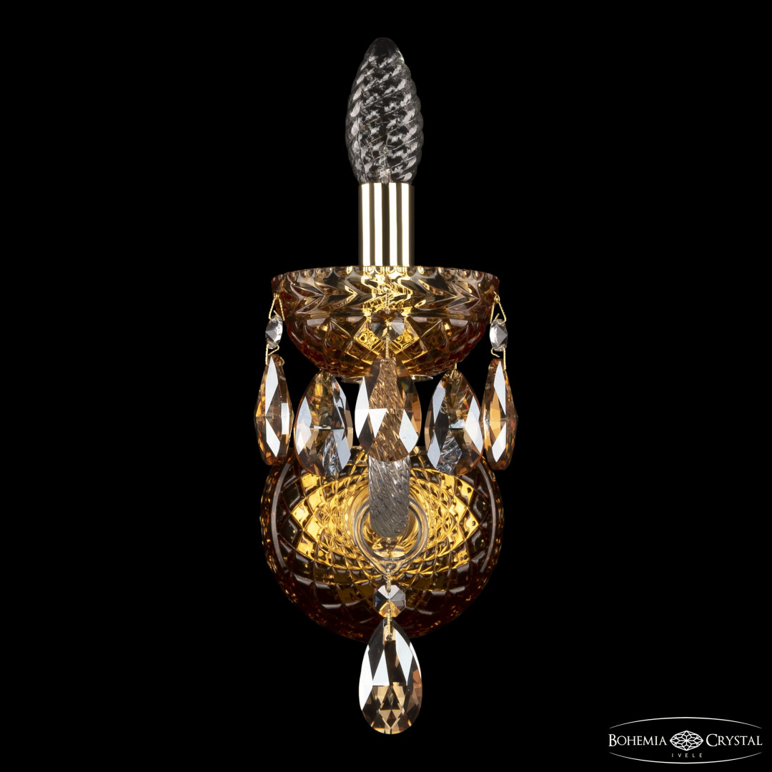 Бра 5417B/1/165 G Amber/M-1F K721 Bohemia Ivele Crystal