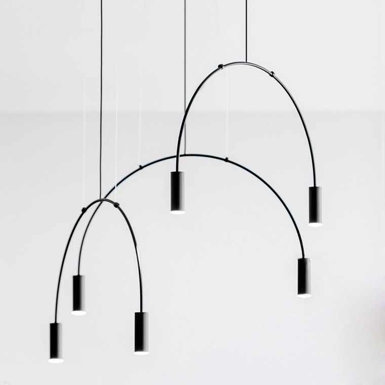 Подвесная люстра Volta Studio Black 2 by ImperiumLoft