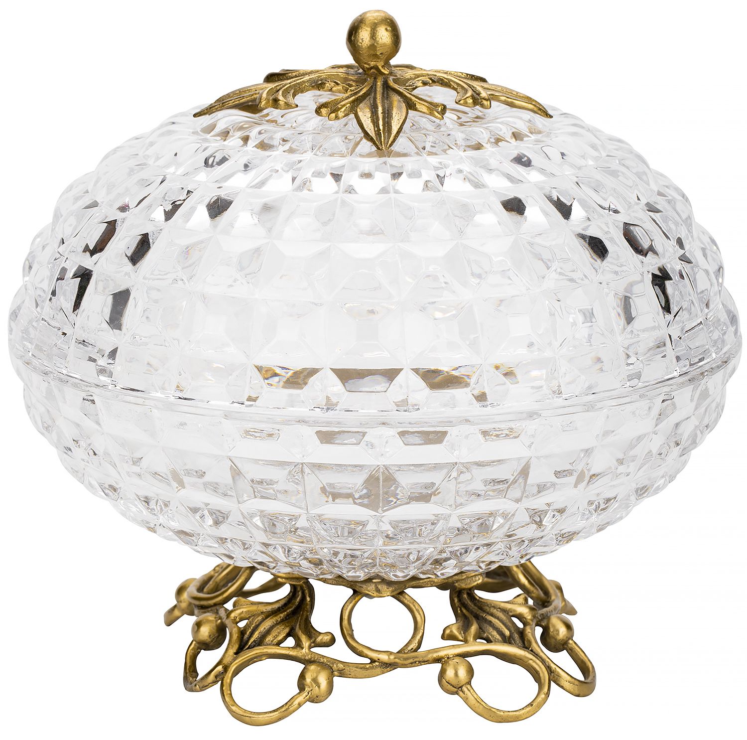 Конфетница Glasar HGL483L/GLASS