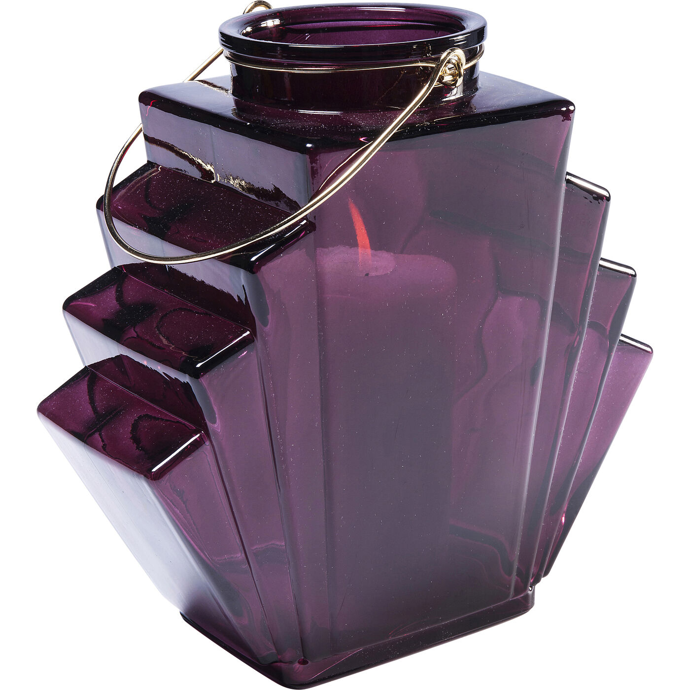 Подсвечник Noble Wire Purple 12 см KARE 61235