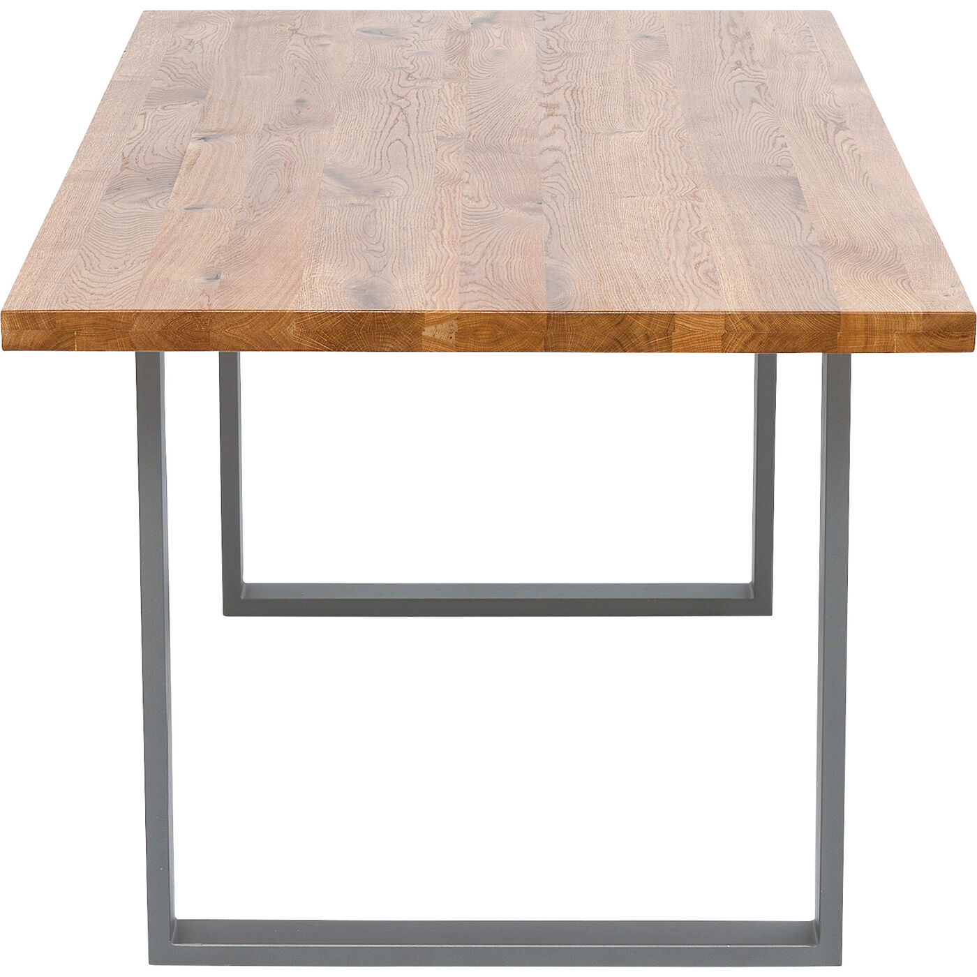 Стол Jackie Oak GK Crude Steel 200x100 см KARE 84524
