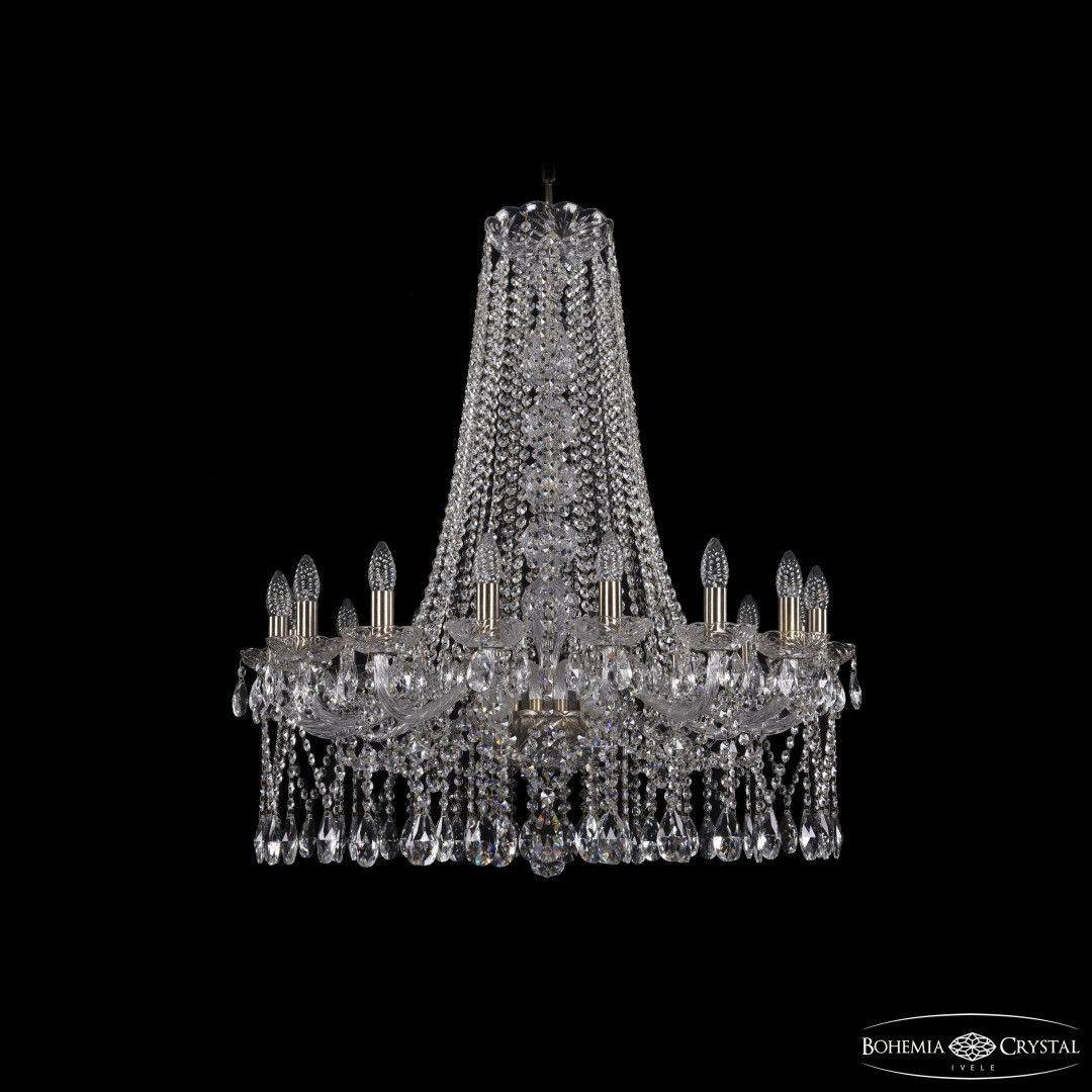 Люстра хрустальная 1413/16/300/h-93 Pa Bohemia Ivele Crystal