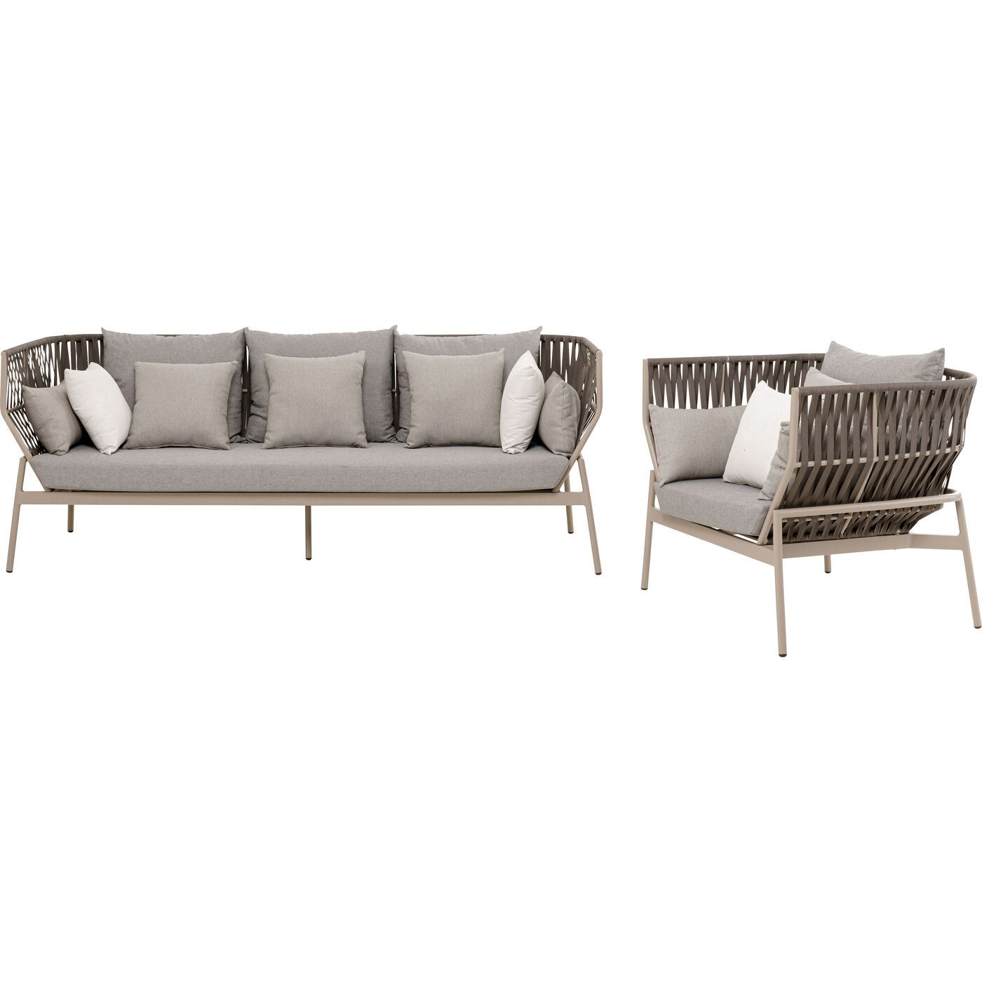 Диван трехместный Formenta Grey KARE 71402
