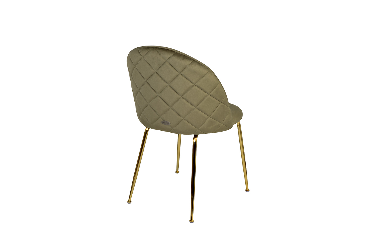 Стул велюровый аки на металлически ножка Garda Decor 30C-30177