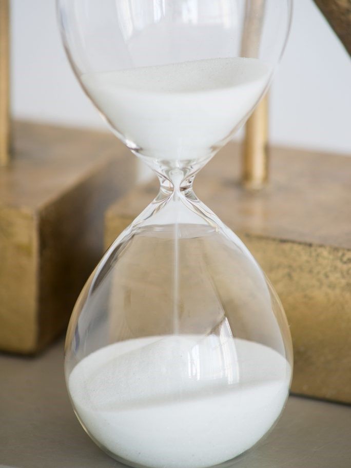 Декоративное изделие Песочные часы Glasar 73221-WHIT