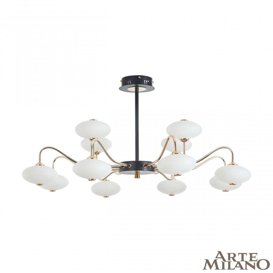 Люстра светодиодная 273908/12 BK/GD Arte Milano