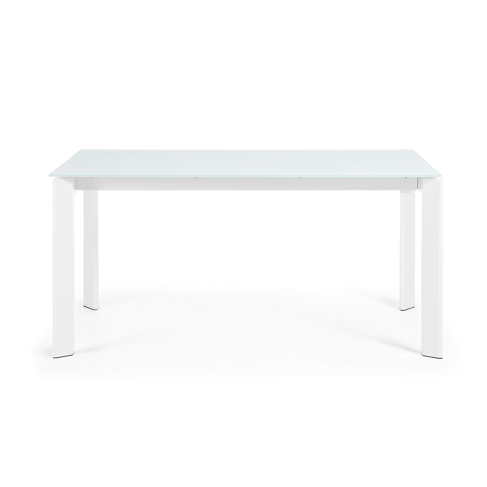 ATTA Стол 160 (220) x90 белое стекло La Forma (ex Julia Grup)