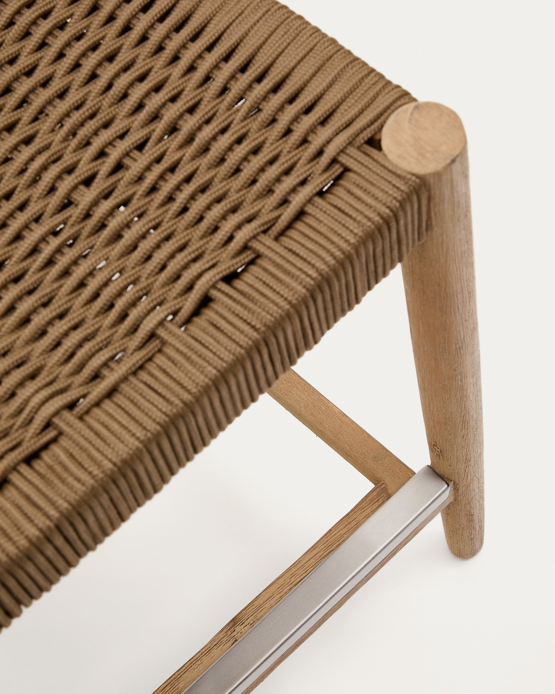 Полубарный стул Glynis эвкалипт La Forma 67693