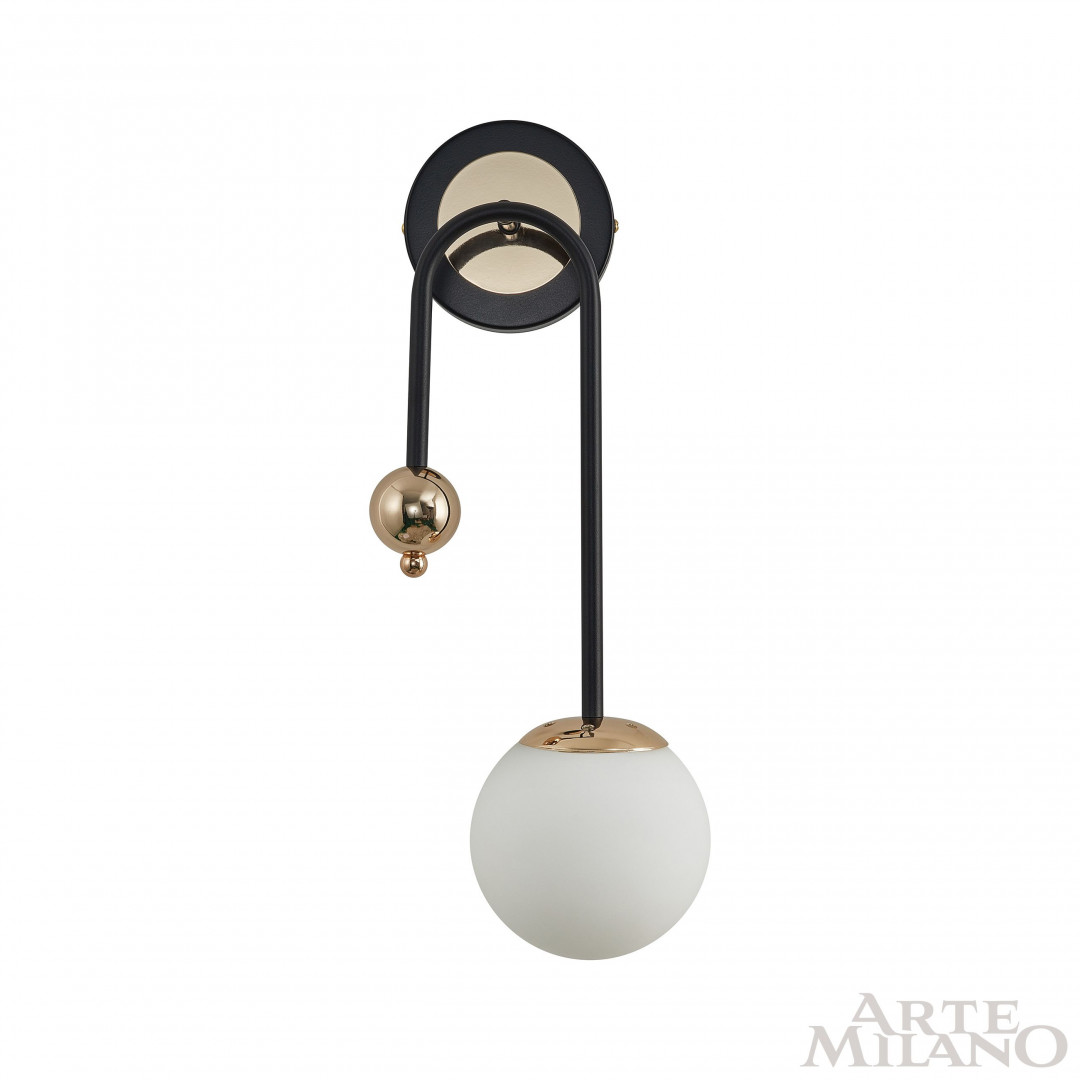Бра 274307/1B BK/GD Arte Milano