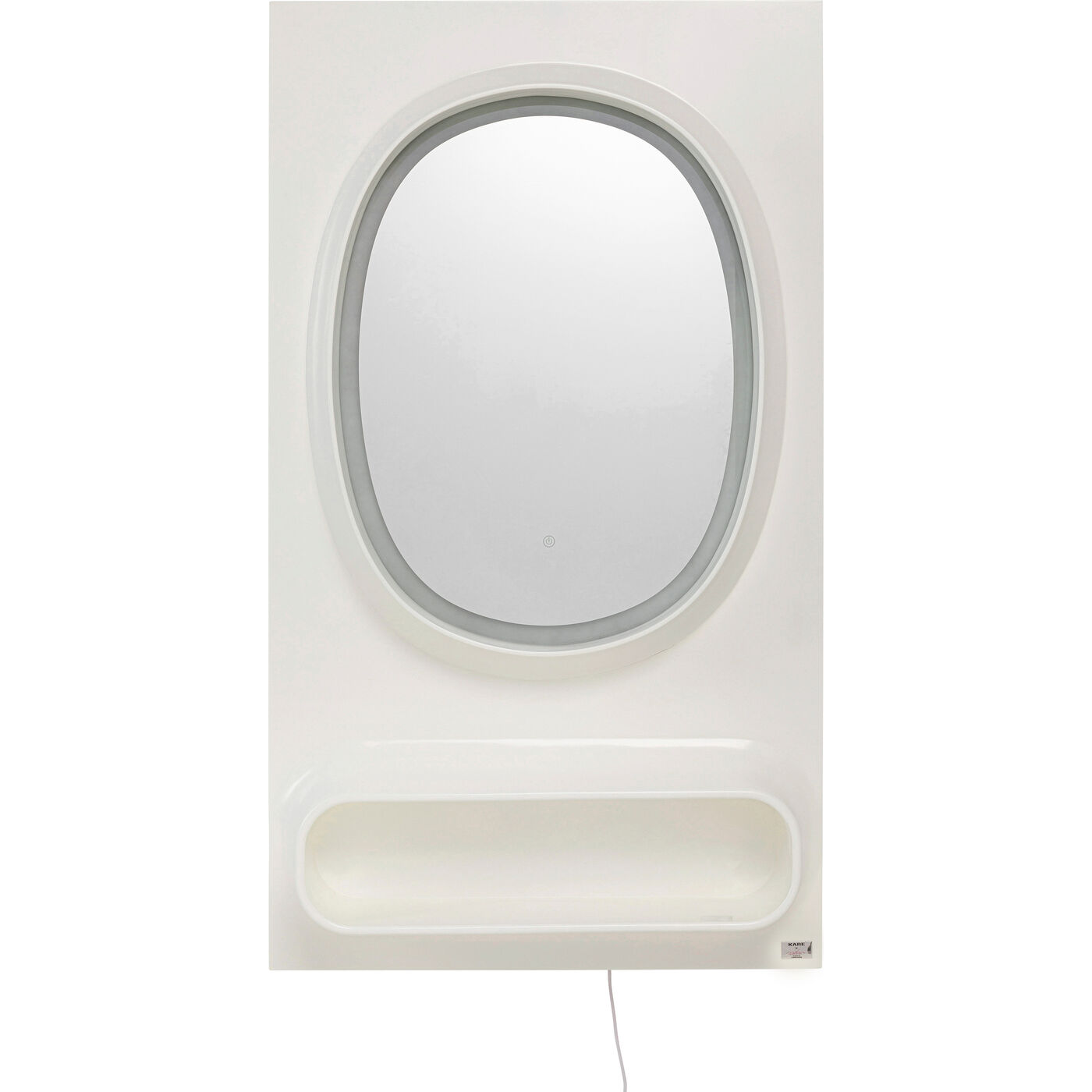 Зеркало настенное  KARE x Karim Rashid Aero LED White 80x141cm KARE 70841