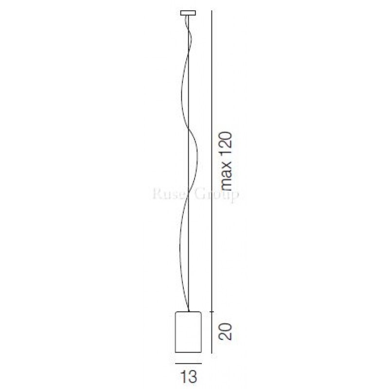 Подвесной светильник Vistosi TUBES SP 20