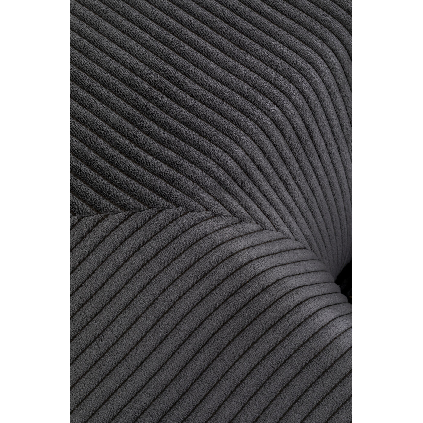 Диван правосторонний угловой Infinity Ottomane Cord Grey Right KARE 87399