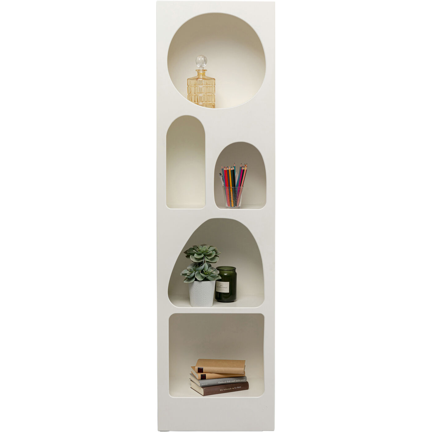 Стеллаж Paco White 48x180 см KARE 87741