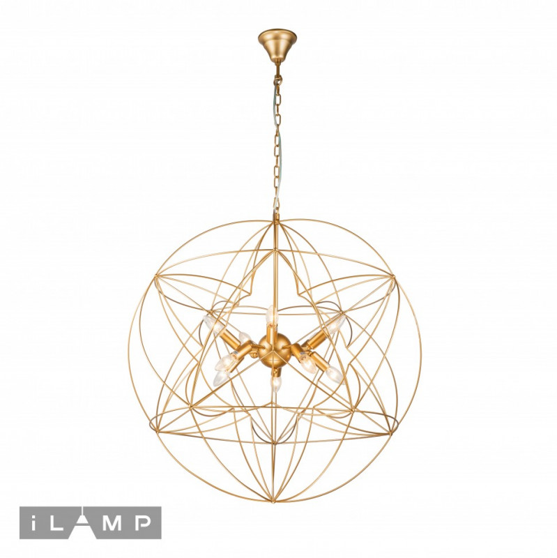Подвесная люстра iLamp 8777-800 GL