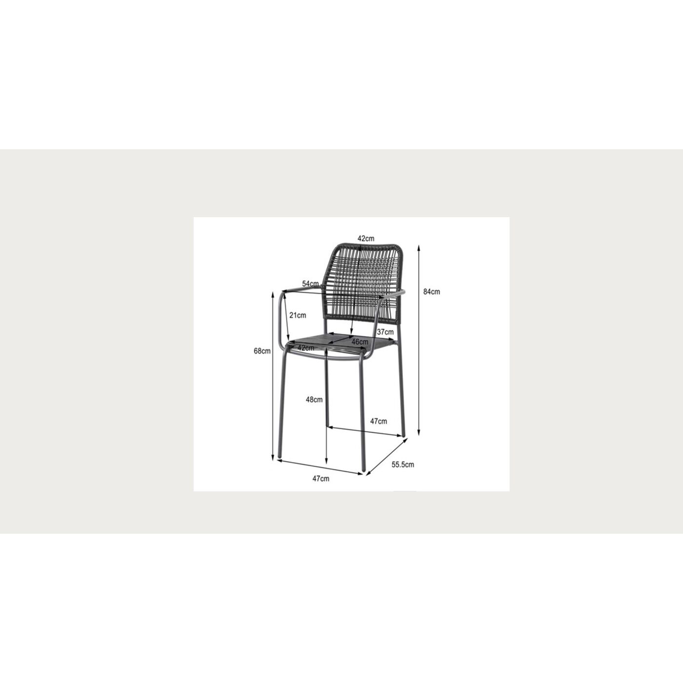Стул Malmö Black KARE 70435