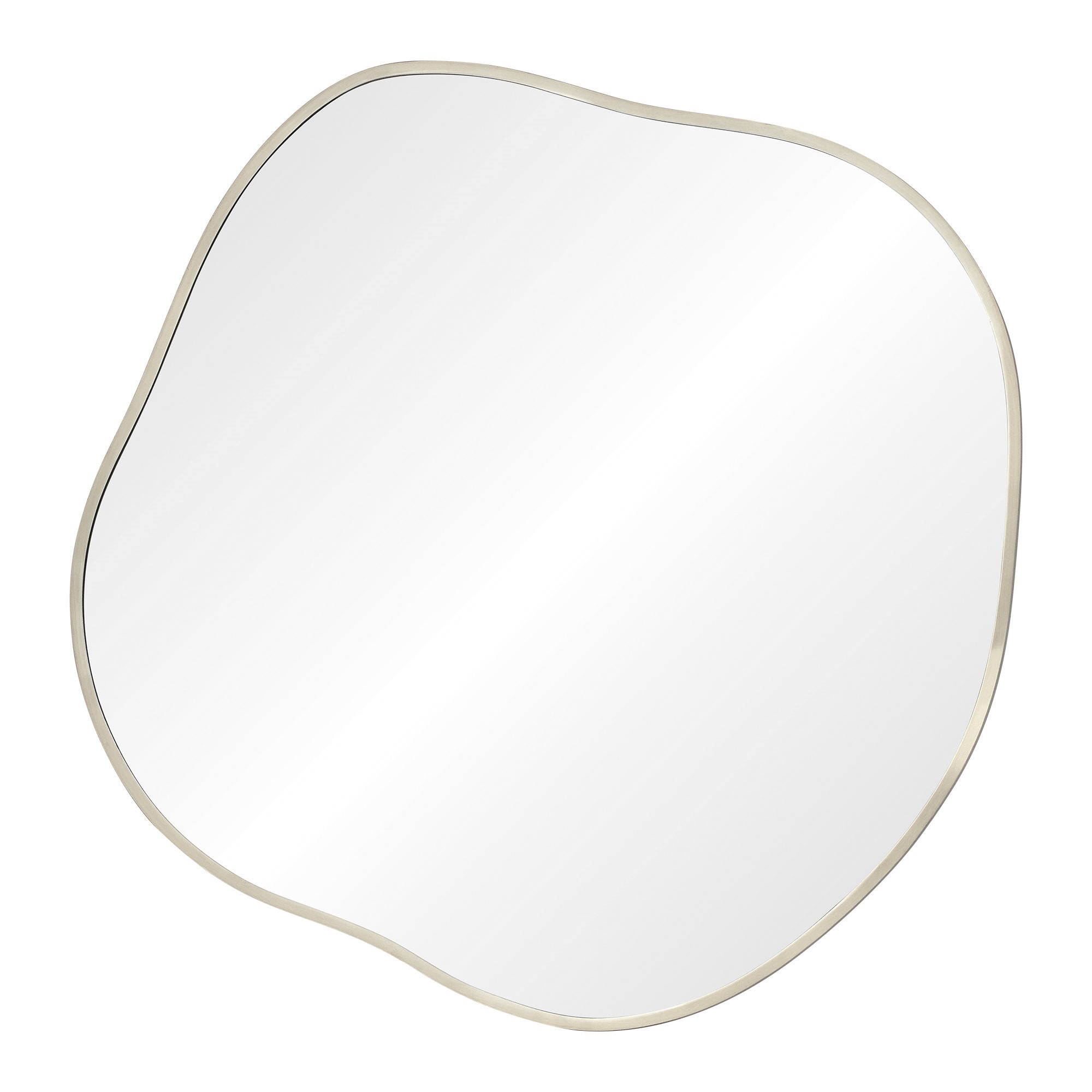 Organic L Silver Зеркало в тонкой раме Smal Art-Zerkalo SM128SL