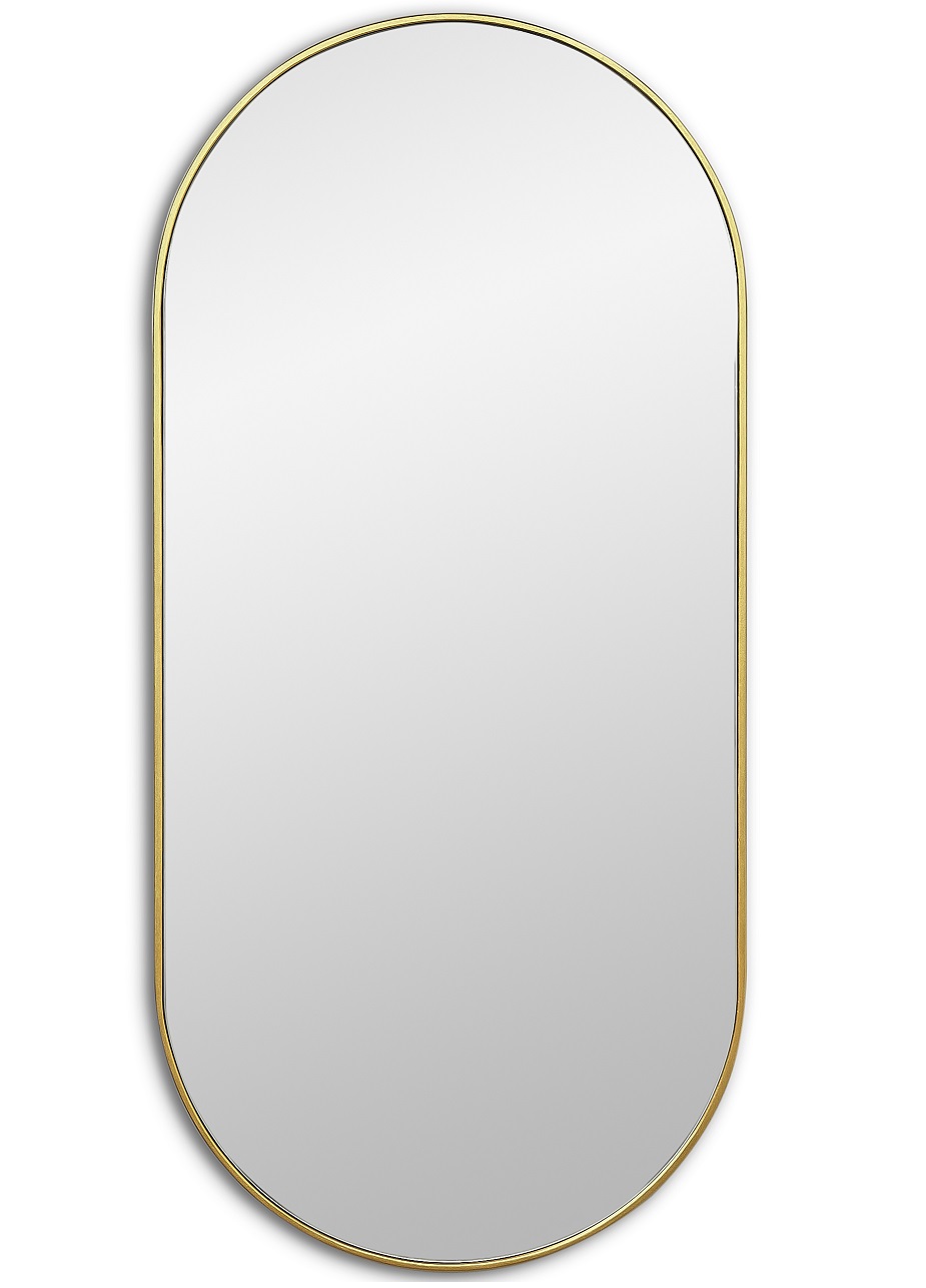 Kapsel M Gold Зеркало в тонкой раме Smal Art-Zerkalo SM004GL