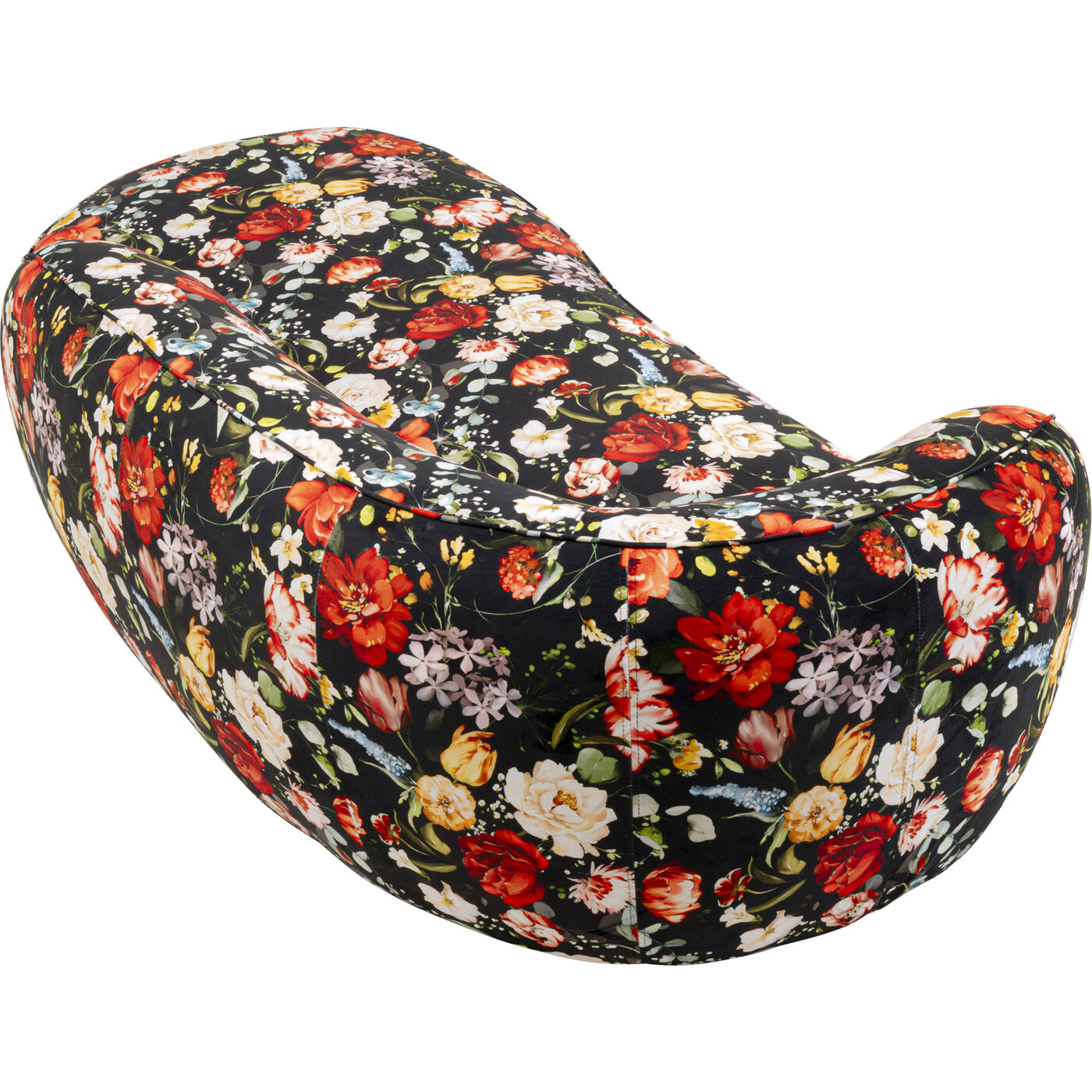 Диван Wonder Flowers Black 200cm KARE 71390