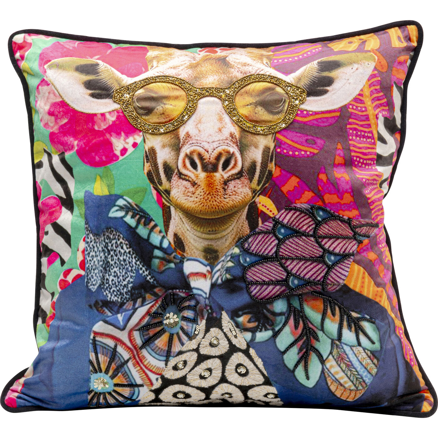 Подушка Fantasy Giraffe 45x45cm KARE 57746