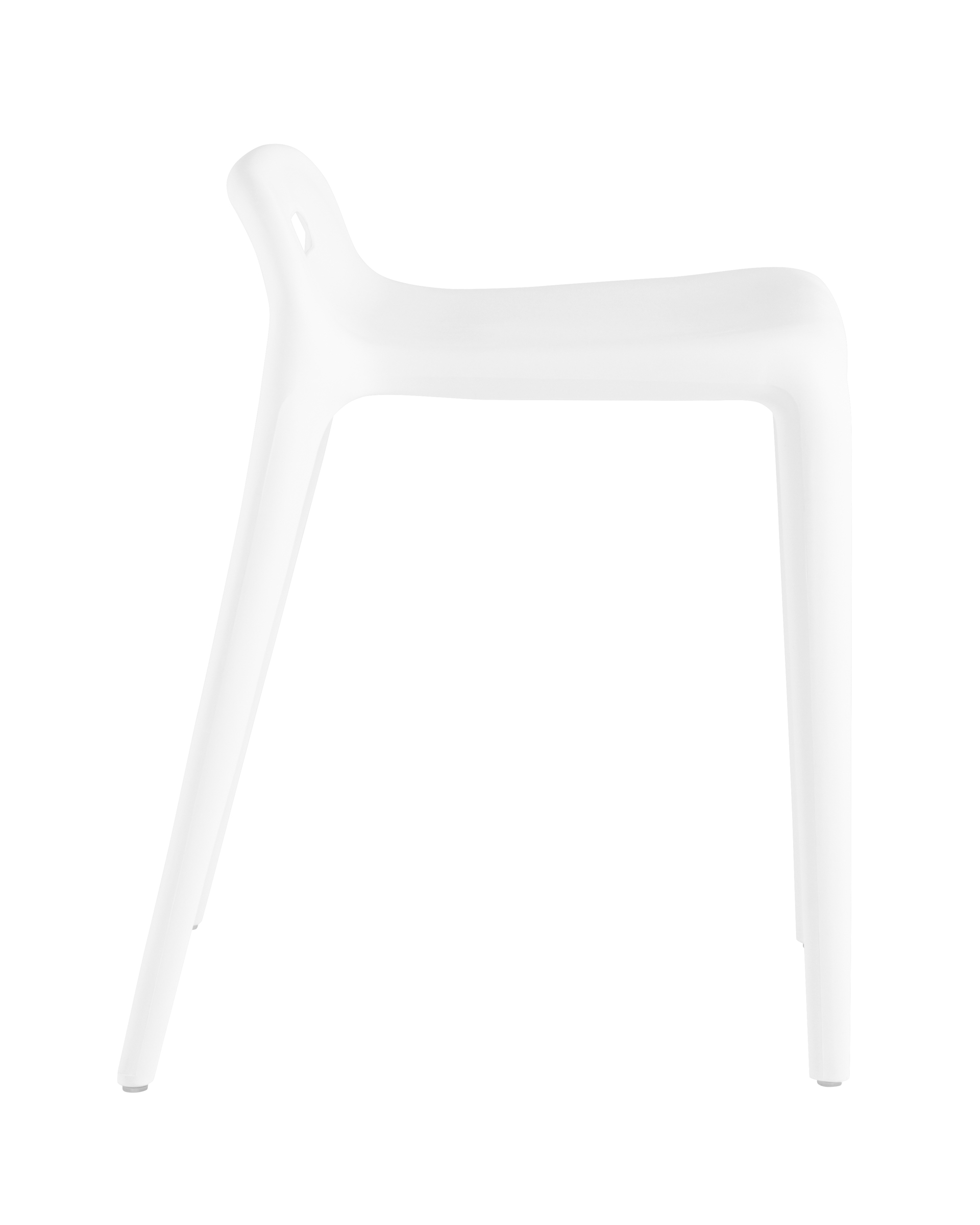Табурет Sletten пластик белый Stool Group