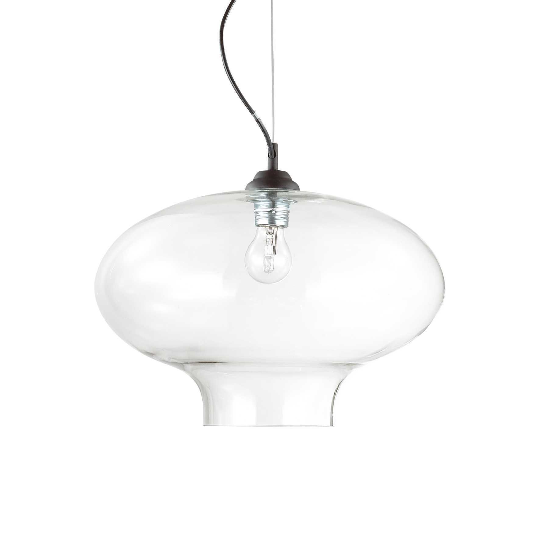 Потолочный светильник Ideal Lux BISTRO' SP1 ROUND TRASPARENTE 120898