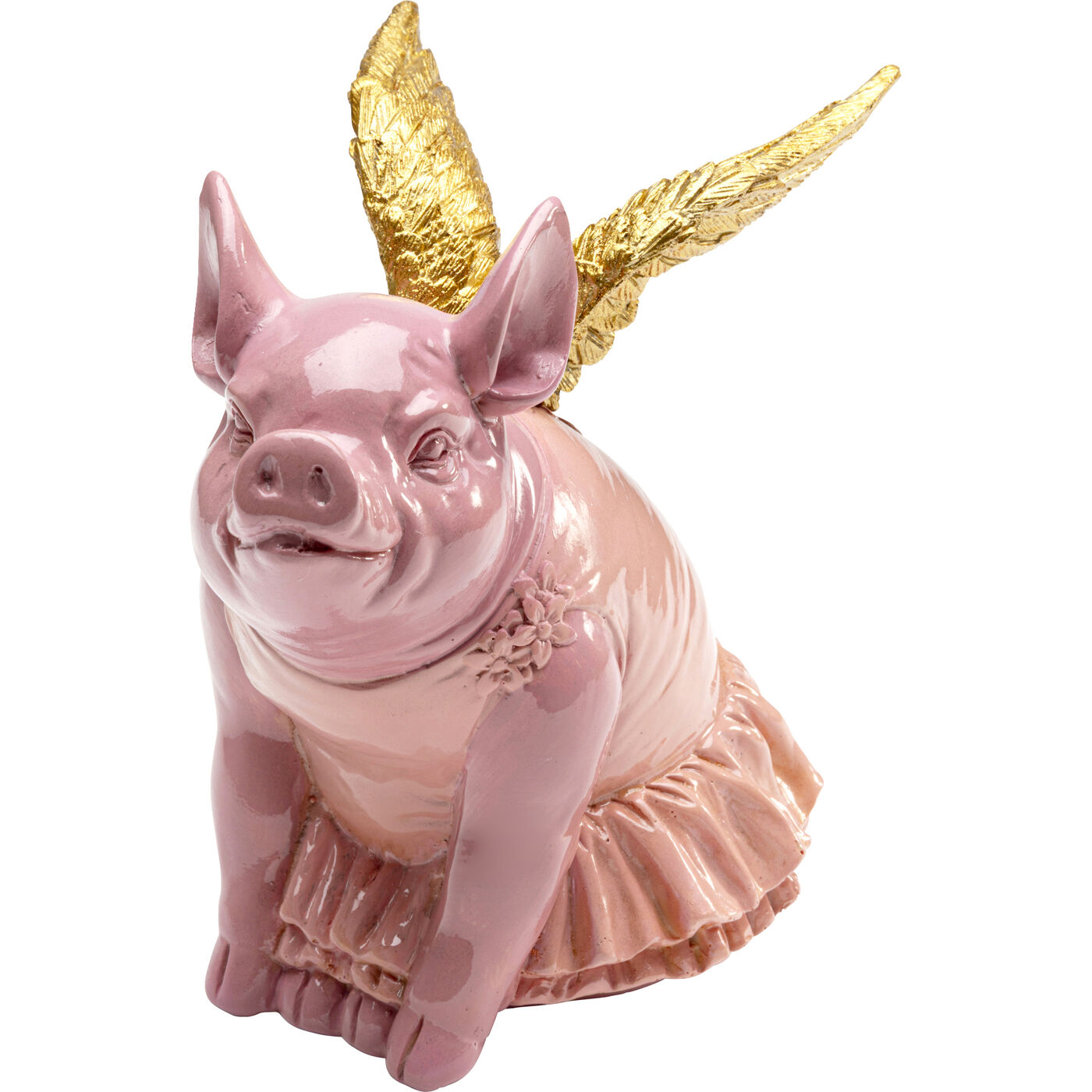 Копилка Flying Pig Pink 15cm KARE 57712