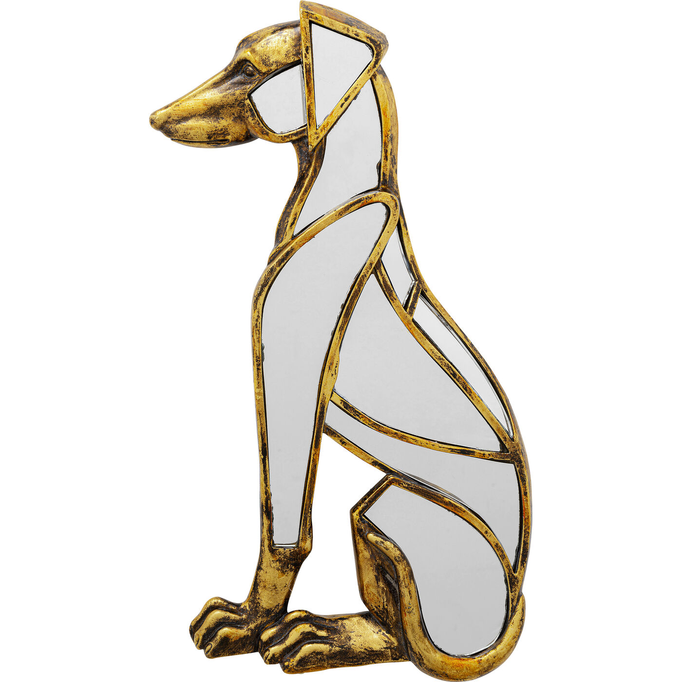 Декор настенный Dog Mirror 38cm KARE 56983