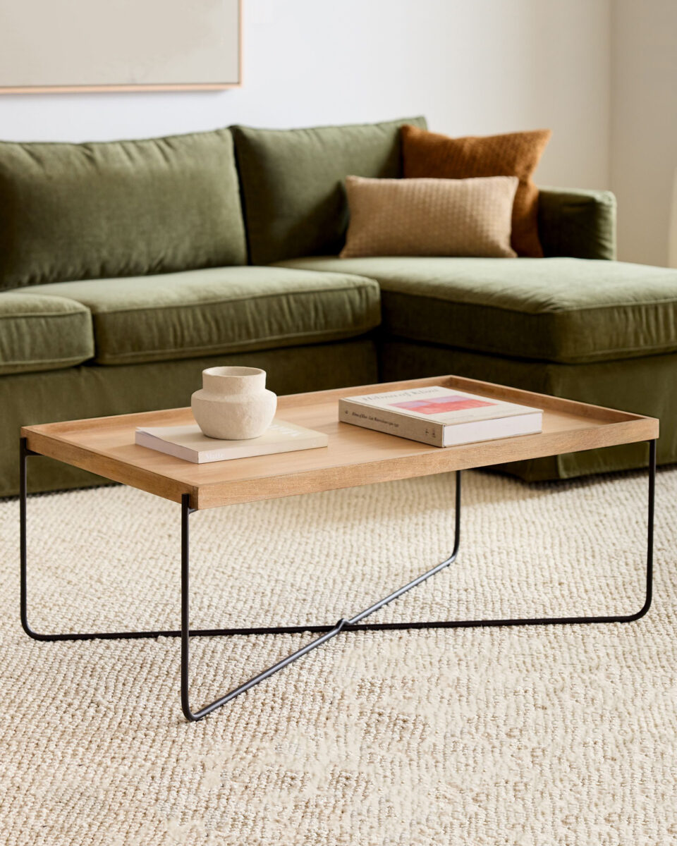 Прямоугольный журнальный стол Рентон Louvre Home LHFCT061123SH