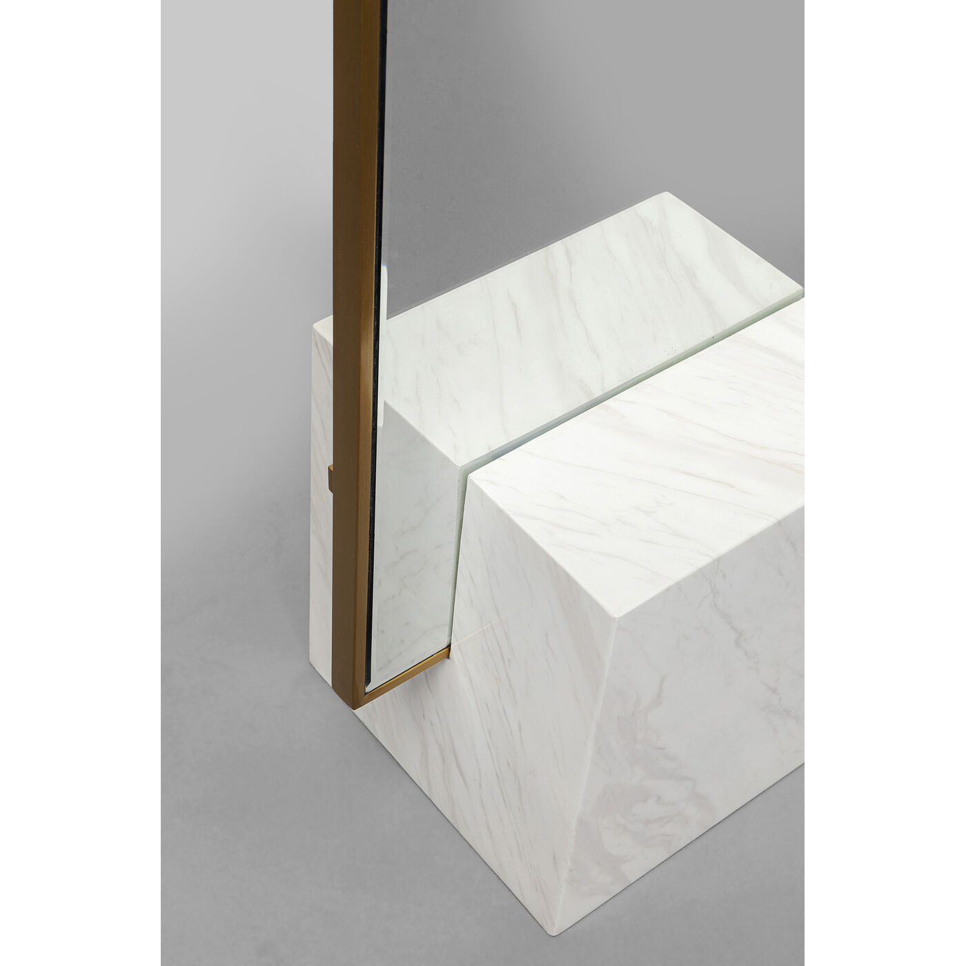 Зеркало напольное Hulda Brass 46x180 см KARE 87781