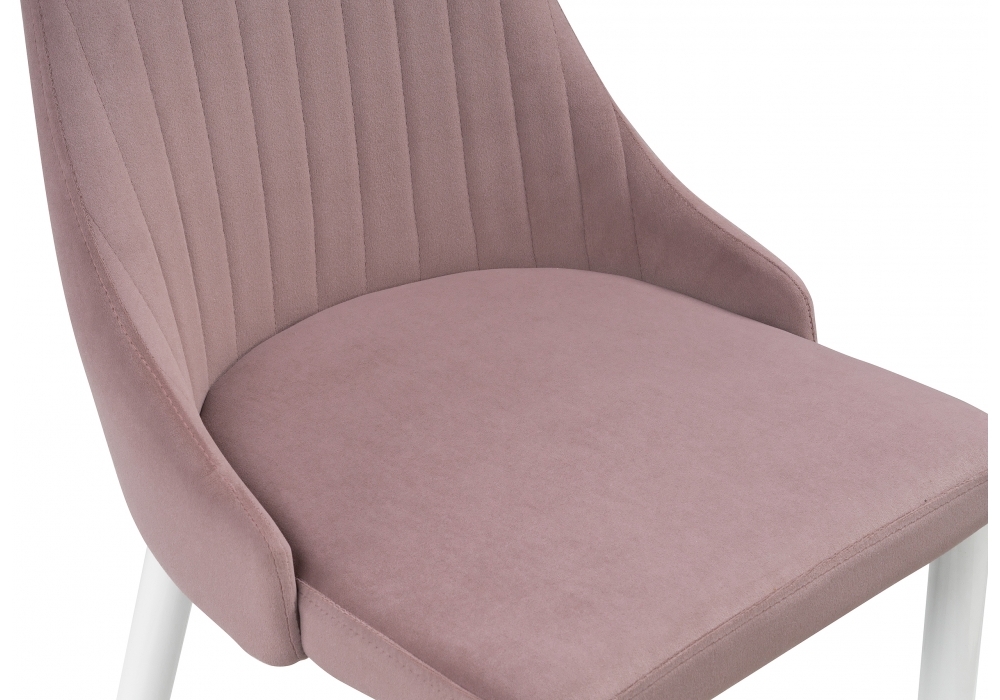 Стул Woodville Kora white / light purple 15233