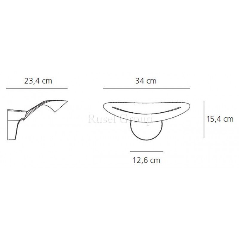 Настенный светильник Artemide MESMERI LED