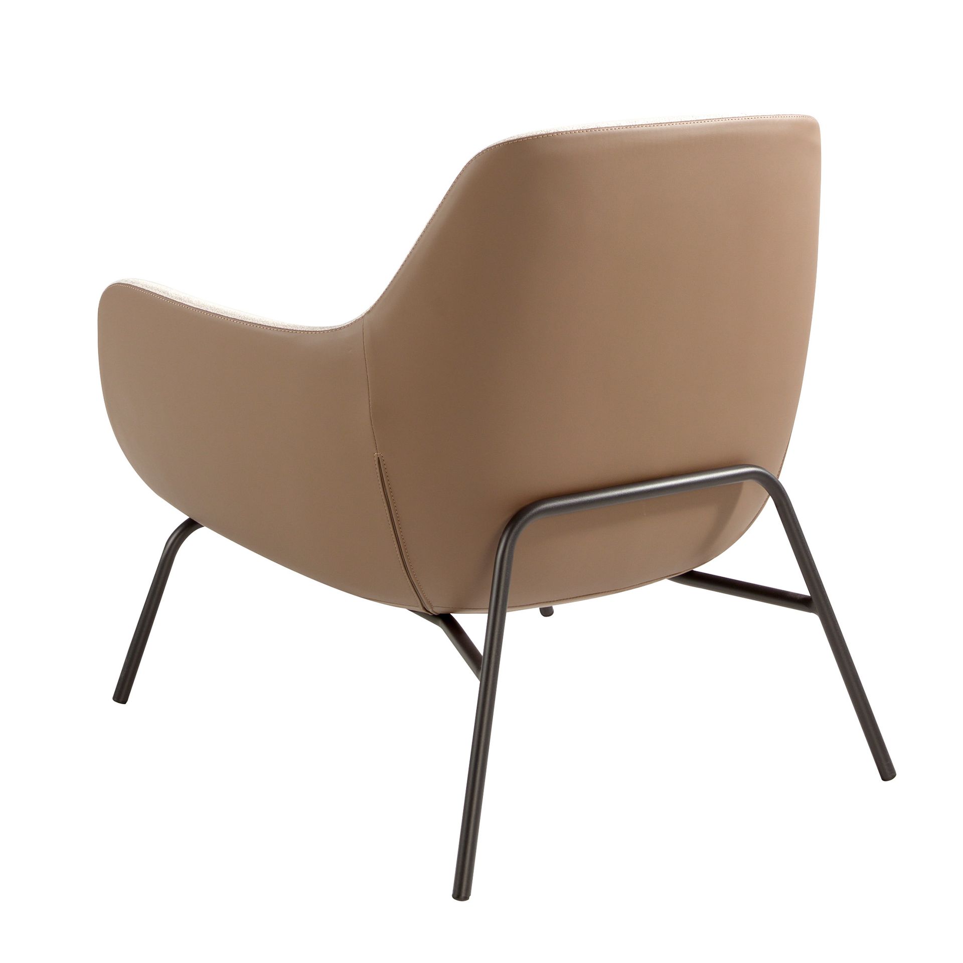 Кресло 5099/A226 с обивкой из ткани и экокожи Angel Cerda