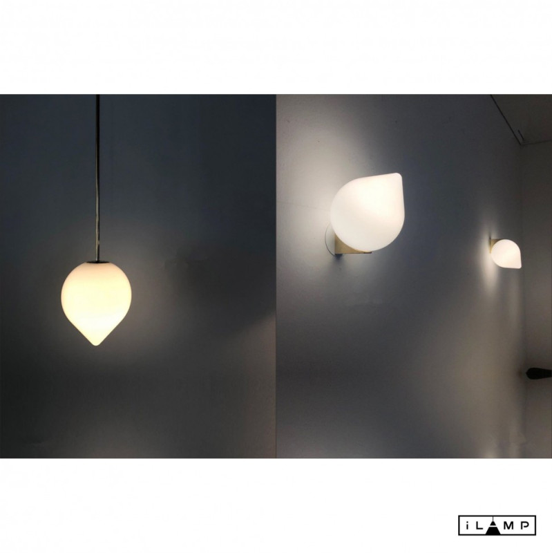 Бра iLamp 9572W/1-D300 BR-WH