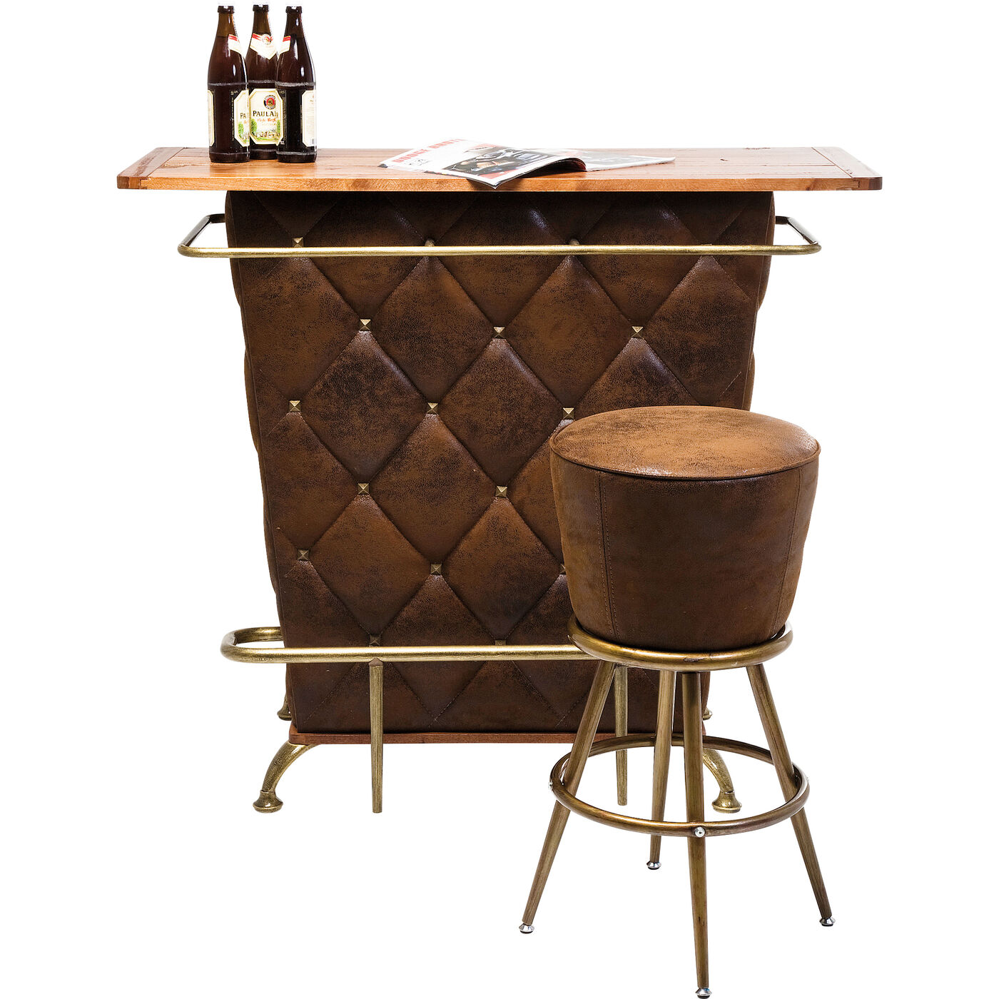 Стул барный Lady Rock Vintage KARE 77572