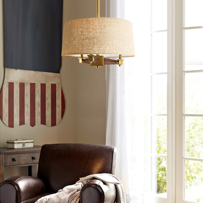 Люстра на штанге Jorgenson Beige by ImperiumLoft