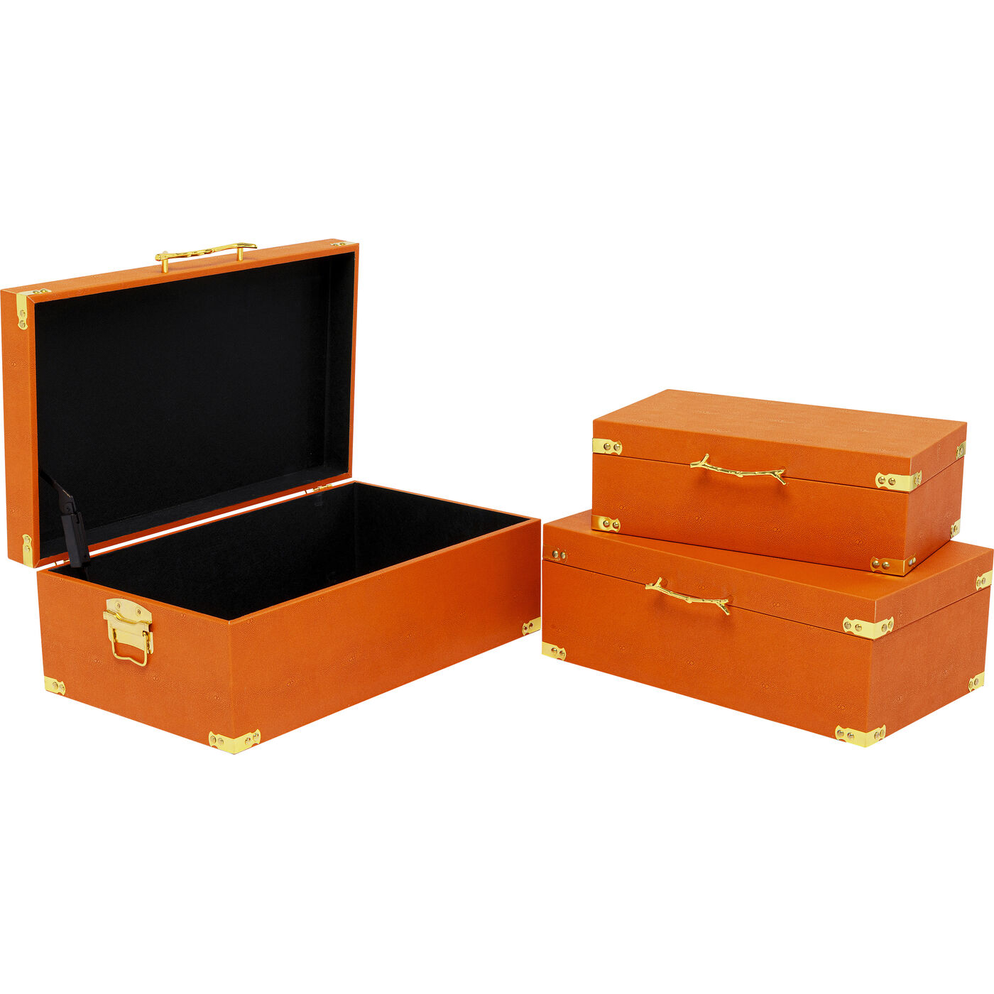 Шкатулка Noah Orange (3 шт) KARE 56259